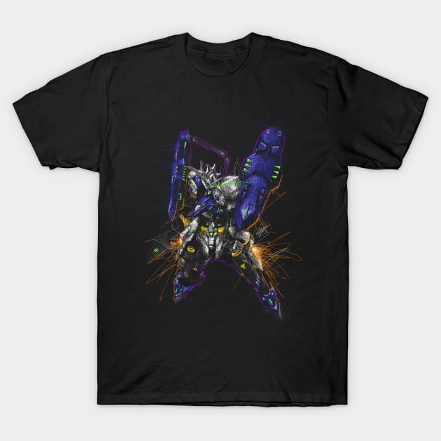 Gundam kimaris vidar T-Shirt by Shawngkolon